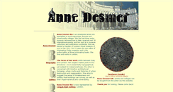 Desktop Screenshot of annedesmet.com