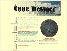 Tablet Screenshot of annedesmet.com